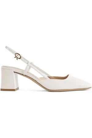 Gianvito Rossi 55mm slingback square-toe pumps
