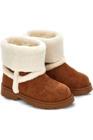 MONNALISA Shearling ankle boots