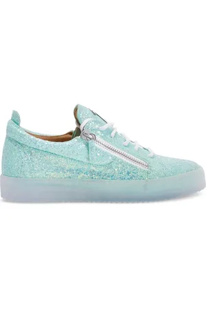 Giuseppe Zanotti Zip-detail glitter trainers