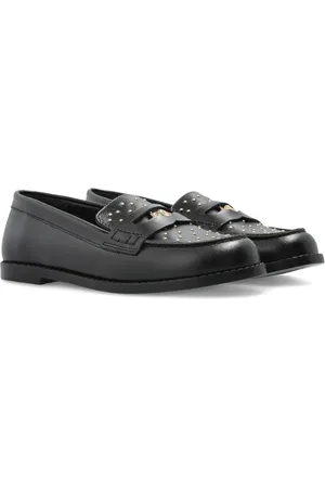 VERSACE Medusa studded leather loafers