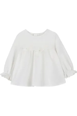 Chloé Ruffled-sleeve blouse