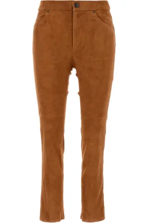 Isabel Marant Suede back-pockets trousers
