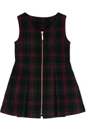 Lapin House Plaid-check A-line dress