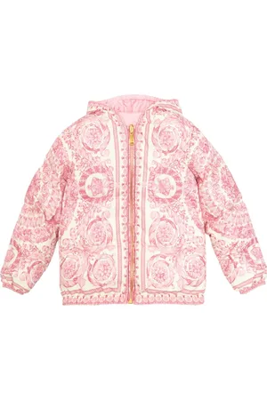 VERSACE Barocco-print hooded jacket