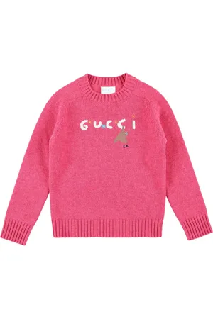 Gucci Logo-embroidered raglan-sleeve sweater