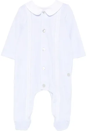 PAZ RODRIGUEZ Peter pan collar lace-trimmed jumpsuit