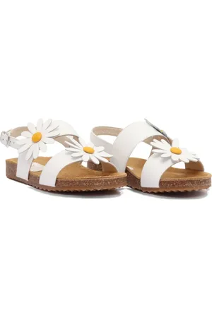 Il gufo Daisy-embellished leather sandals