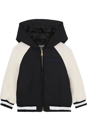 Balmain Hooded bomber jacket