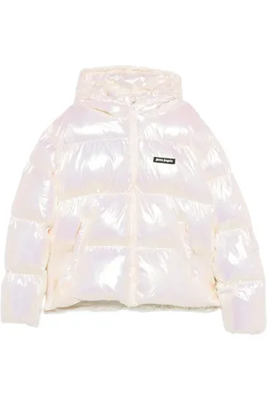 Palm Angels Iridescent-effect puffer jacket