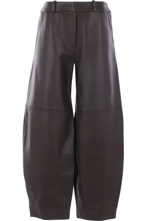 CO Balloon leather trousers
