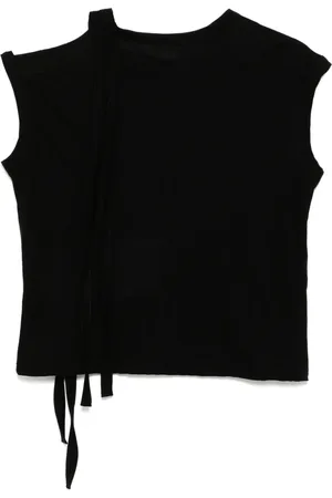 YOHJI YAMAMOTO Jersey strappy T-shirt