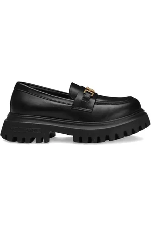 Dolce & Gabbana Chunky-sole leather loafers