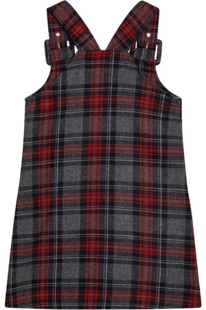 Dolce & Gabbana Tartan-check overall dress