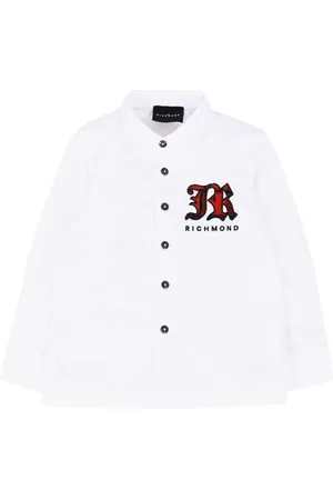 John Richmond Long-sleeve logo shirt