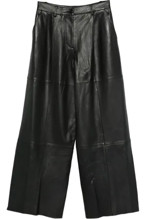P.A.R.O.S.H. Leather straight-leg trousers