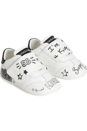 Dolce & Gabbana Graffiti-print strap sneakers