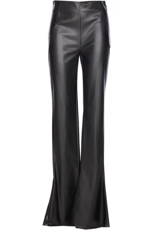 ANIYE BY Faux-leather side-zip trousers