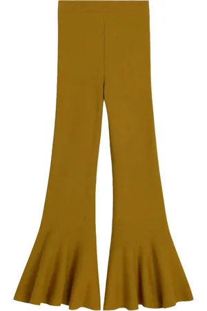 Ami Elasticated-waist flared trousers