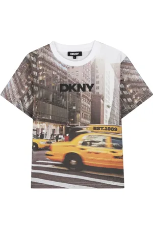 DKNY Cityscape-print graphic T-shirt