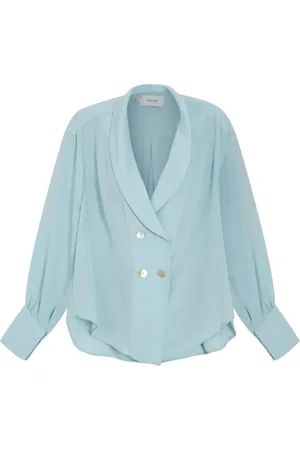 Isolda Double-breasted silk shirt