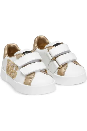 Dolce & Gabbana Crystal-embellished logo sneakers