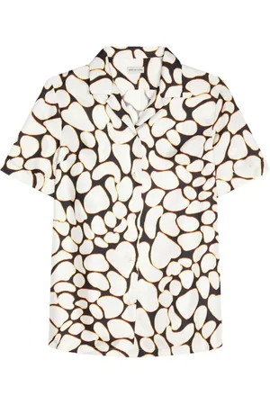 DRIES VAN NOTEN Abstract-print short-sleeve shirt