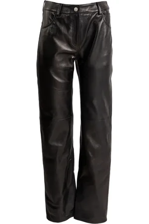MAGDA BUTRYM Leather panel trousers