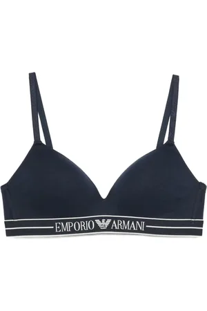 Emporio Armani Logo-embellishment bra