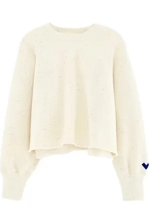 Bellerose Fabina speckled raglan-sleeve sweatshirt