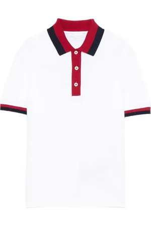 Gucci Contrasting-collar polo shirt