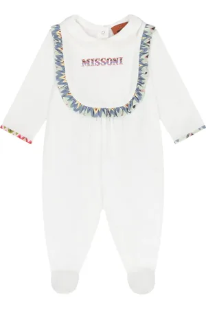 Missoni Logo-embroidered babygrow set