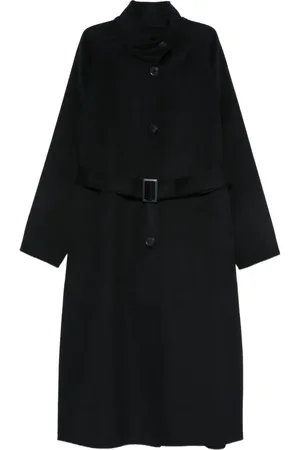 Emporio Armani Belted long-sleeve coat