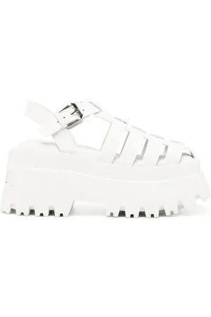 Naked Wolfe Devil 90mm caged platform sandals