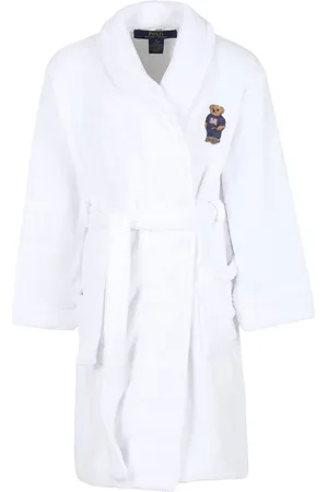 Ralph Lauren Polo Bear-patch terry robe
