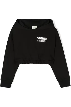 Fendi Fendiness cropped hoodie