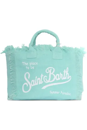 MC2 SAINT BARTH Colette frayed linen tote bag