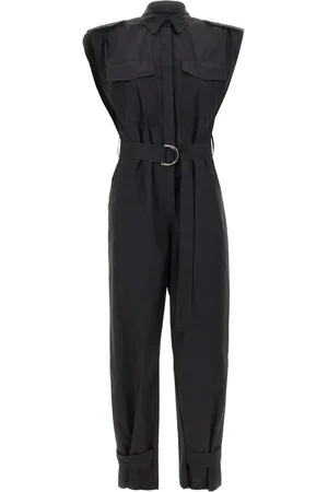Kaos Epauletted belted jumpsuit