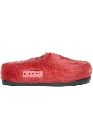 Marni Logo-appliqué leather sandals