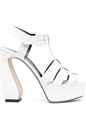 Sergio Rossi 130mm leather sandals