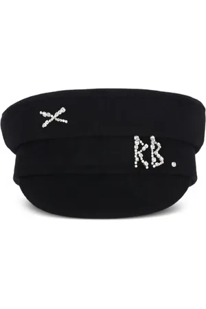 Ruslan Baginskiy Baker-boy rhinestone-embellished hat