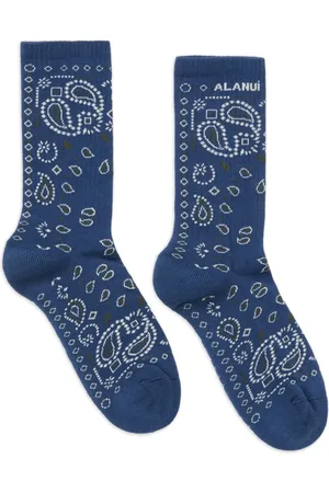 Alanui Paisley bandana socks