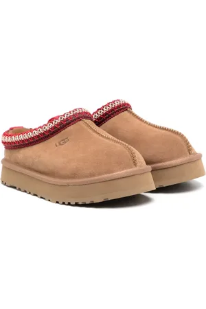 UGG Logo-debossed wool blend slippers