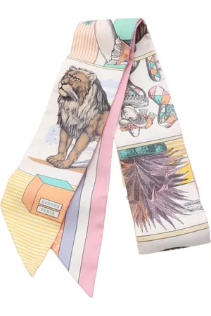 Hermès 2020s Twilly Grand-Theatre Nouveau ribbon scarf