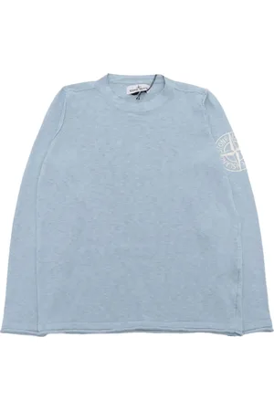 Stone Island Logo-patch long-sleeve sweatshirt