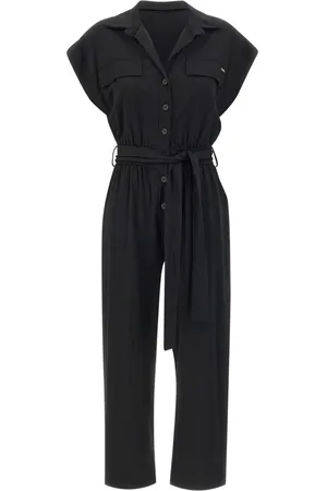 Kaos Button-fastening belted jumpsuit