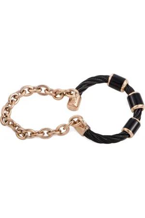 Charriol Cable-chain enamel ring