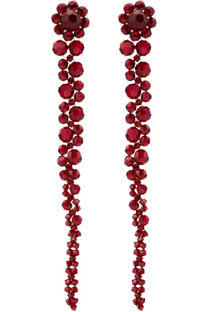 Simone Rocha Crystal-embellished drop earrings
