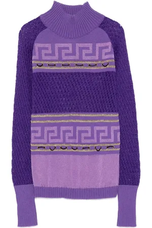 VERSACE 2001-2002 patterned sweater