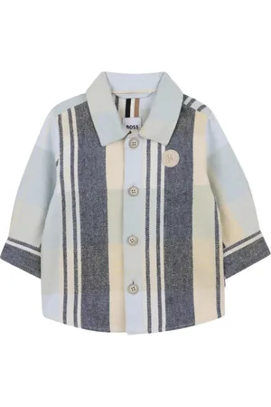 HUGO BOSS Plaid button-up shirt
