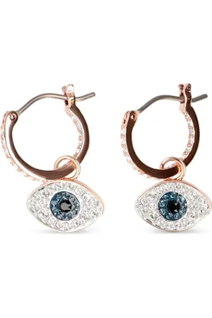 Swarovski Evil Eye hoop earrings